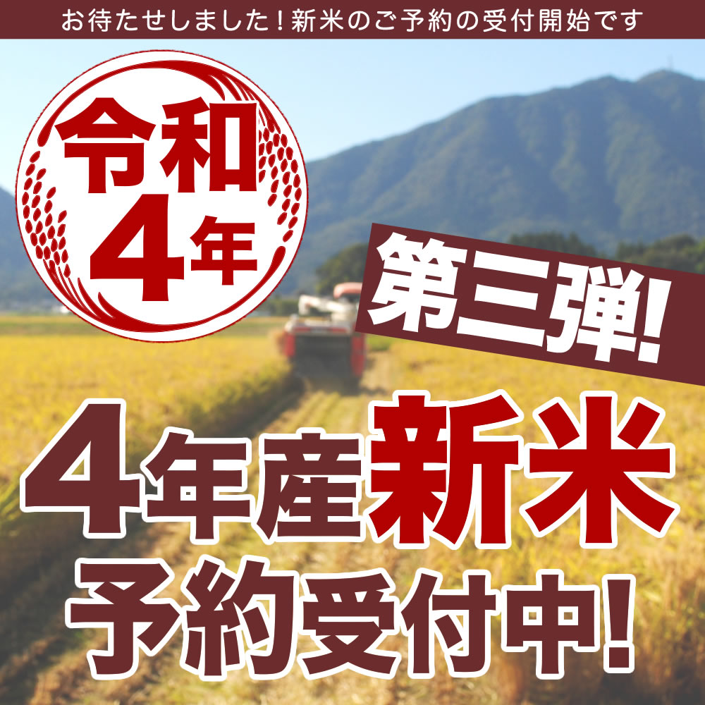 新米】令和4年産米商品一覧