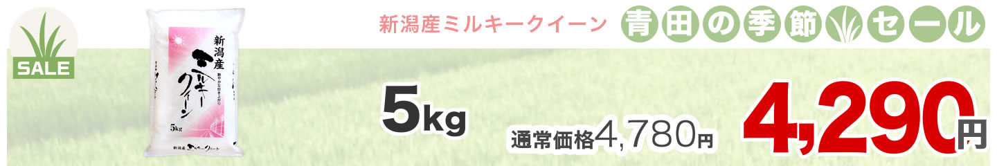 ミルキークイーン5kg